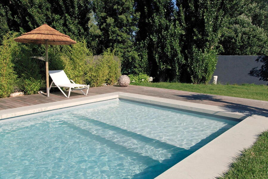Exkluzivní obdélníkový bazén Desjoyaux Pool & Play Exclusive 10 x 4 m