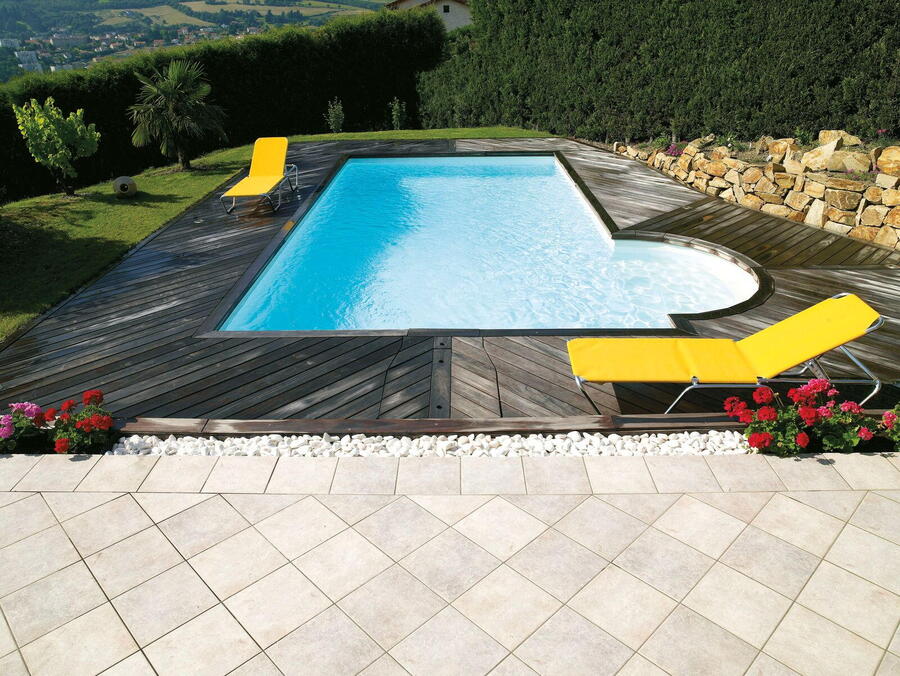 Obdélníkový bazén Desjoyaux Pool & Play 8 x 4 m