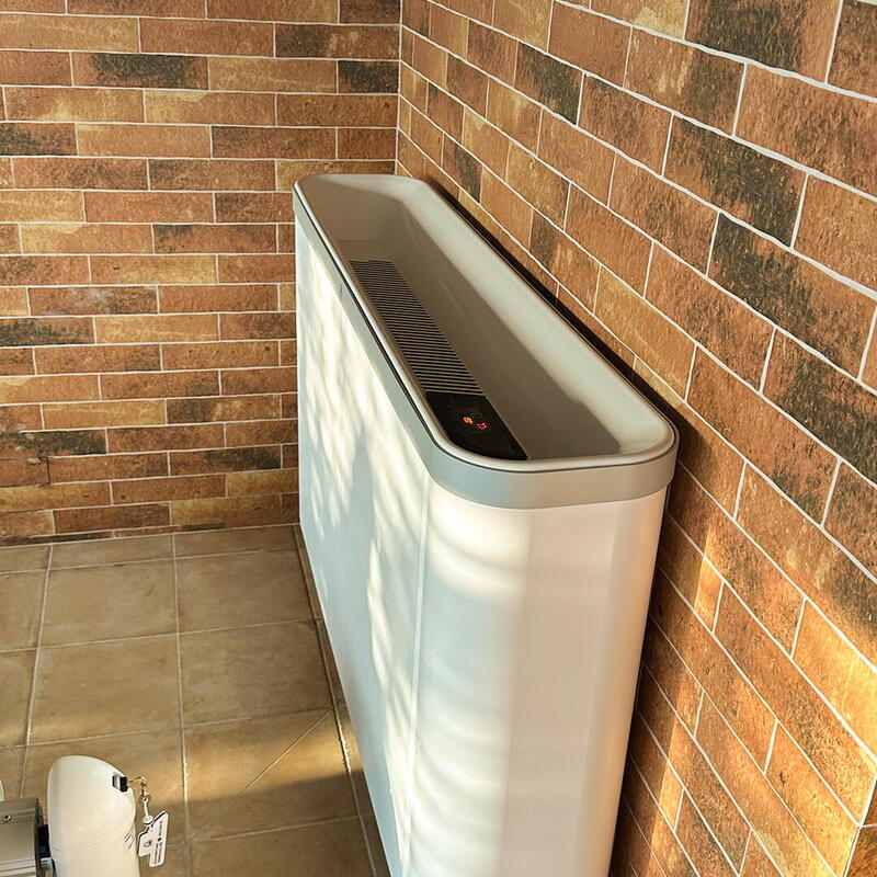 Odvlhčovač s kazetou pro vytápění prostoru u bazénu